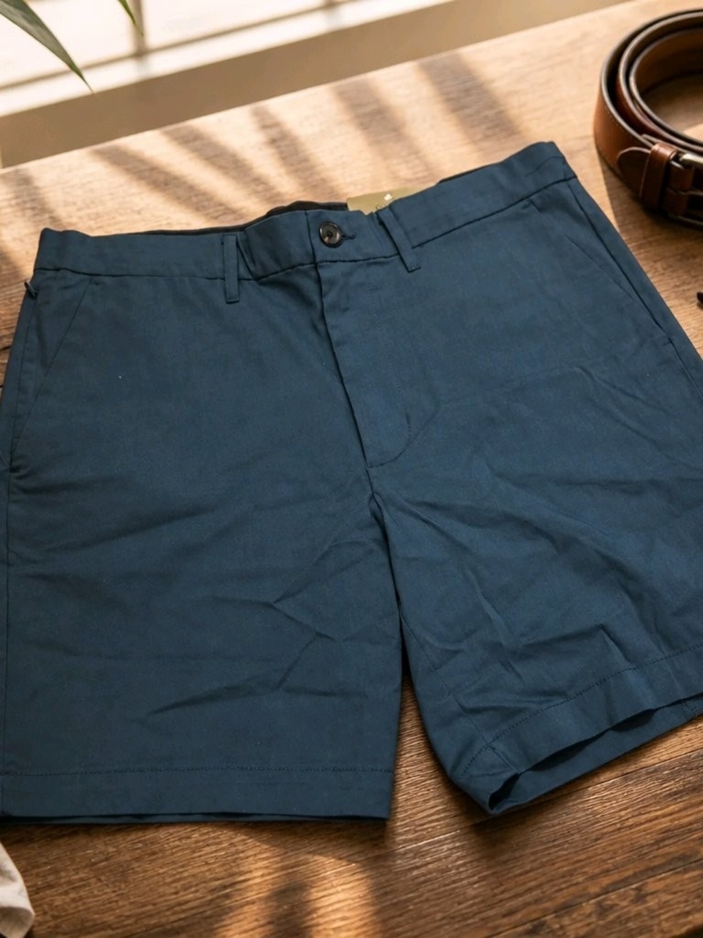 Goodfellow & Co Dark Teal Flat Front Shorts